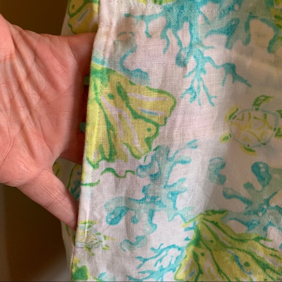 J. JILL Size Medium Summer Linen Dress with Pockets - Picture 4 of 7